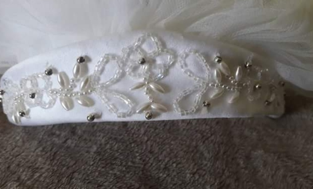 Beaded Wedding Vail